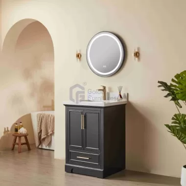 Iris23024B Transitional Solid Wood Vanity