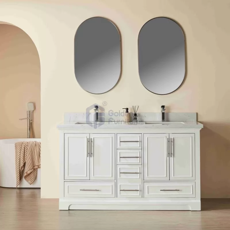 Iris23060W Transitional Solid Wood Vanity