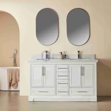 Iris23060W Transitional Solid Wood Vanity