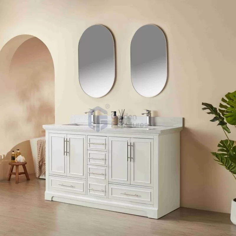 Iris23060W Transitional Solid Wood Vanity