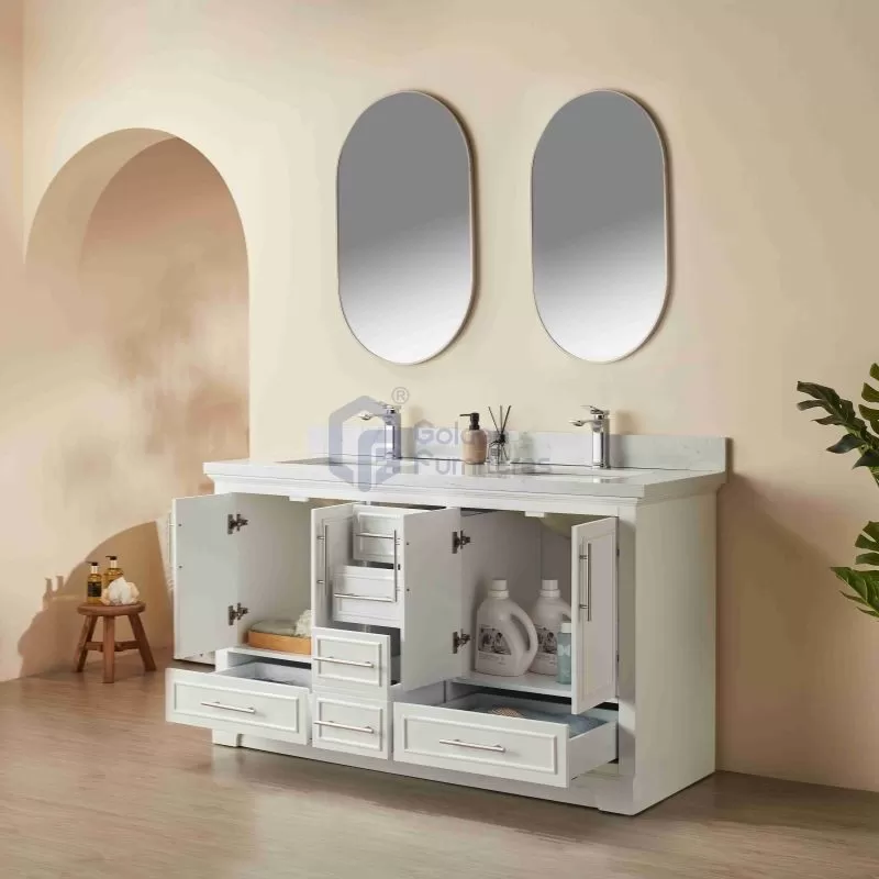 Iris23060W Transitional Solid Wood Vanity