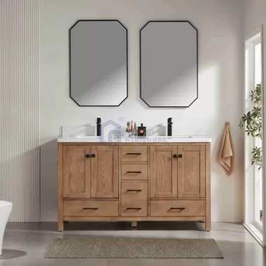 Rose1060D-AO  Solidwood Freestanding Vietnam Vanity