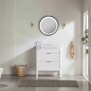 Tulip13030W New Designs Bathroom Cabinet