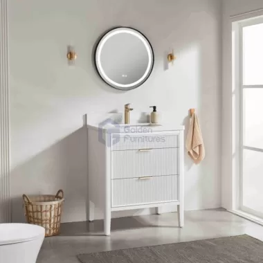 Tulip13030W New Designs Bathroom Cabinet