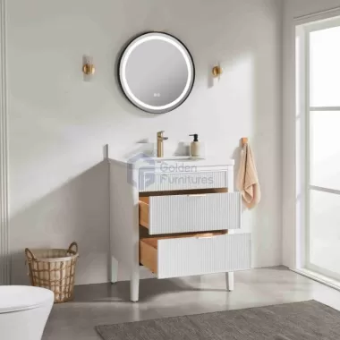 Tulip13030W New Designs Bathroom Cabinet