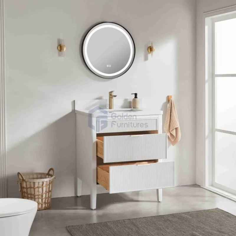 Tulip13030W New Designs Bathroom Cabinet