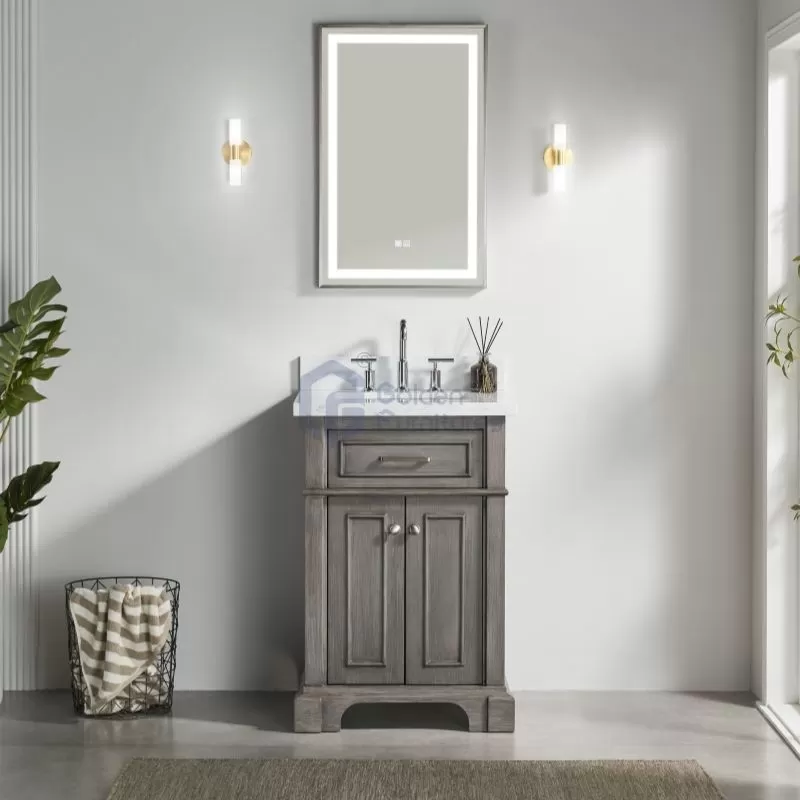 Iris19024AG Transitional Solid Wood Vanity