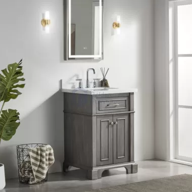 Iris19024AG Transitional Solid Wood Vanity