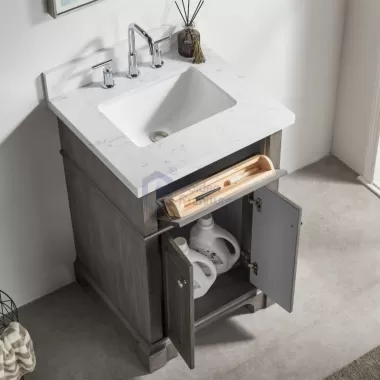 Iris19024AG Transitional Solid Wood Vanity