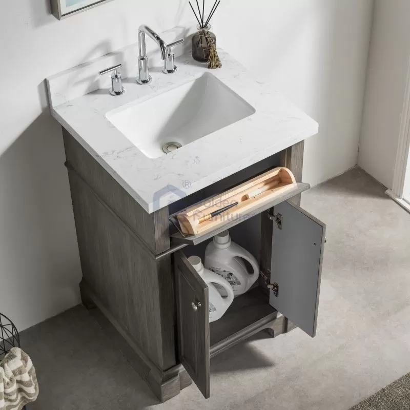 Iris19024AG Transitional Solid Wood Vanity