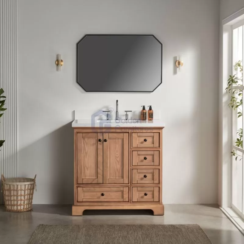 Rose5036LC New Base Design Freestanding Vanity
