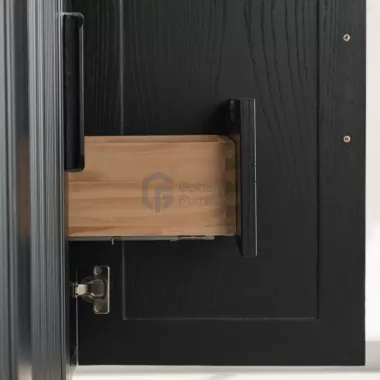 Sunflower13060B-MBK Classical Antique Farmhouse Rustic Washroom Vanity