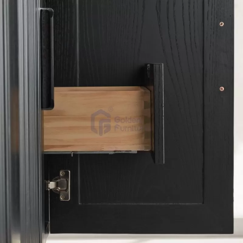 Sunflower13060B-MBK Classical Antique Farmhouse Rustic Washroom Vanity