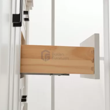 Iris7036C White Transitional Solid Wood Vanity