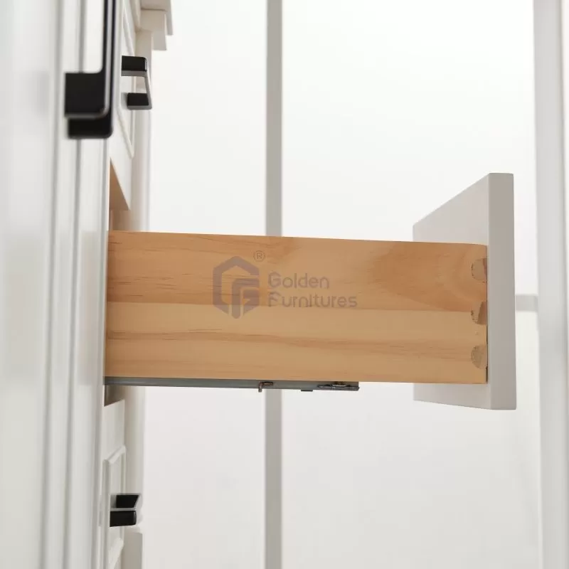 Iris7036C White Transitional Solid Wood Vanity