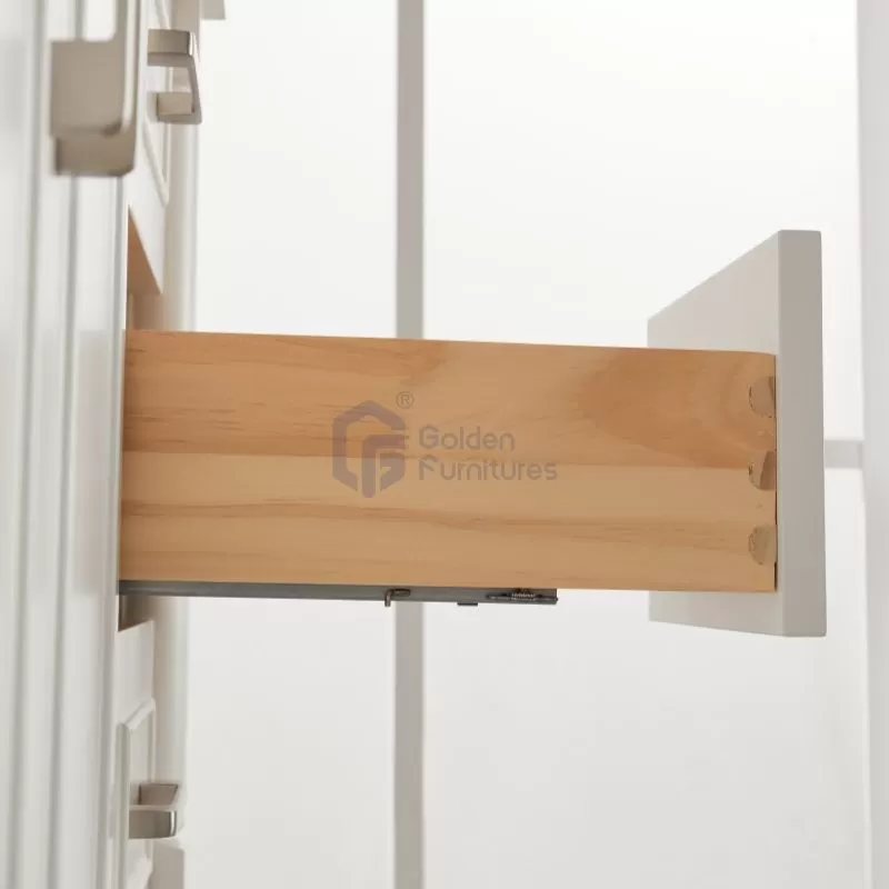 Iris7036C White Transitional Solid Wood Vanity