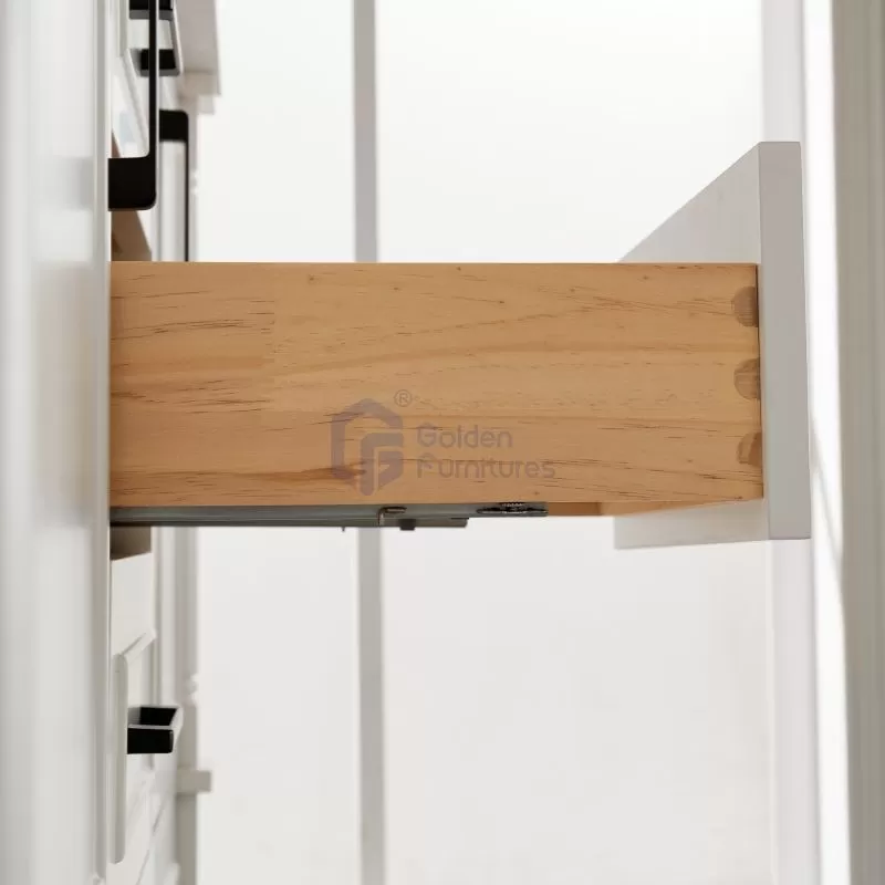 Iris7048C White Transitional Solid Wood Vanity