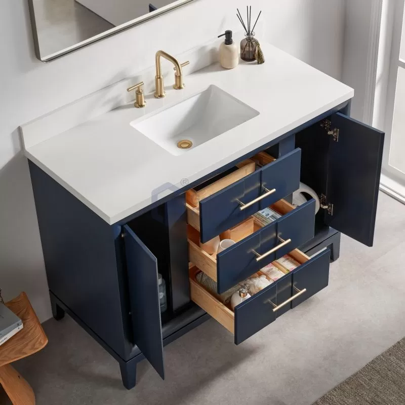 Iris8048A-NB Special Design Transitional Solid Wood Vanity