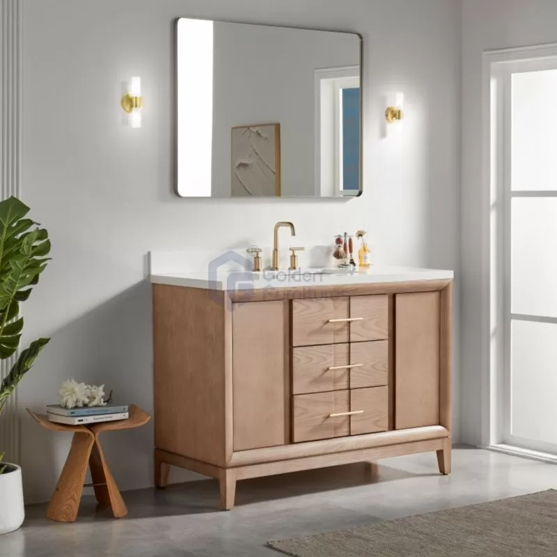 Iris8048A-LC Special Design Transitional Solid Wood Vanity
