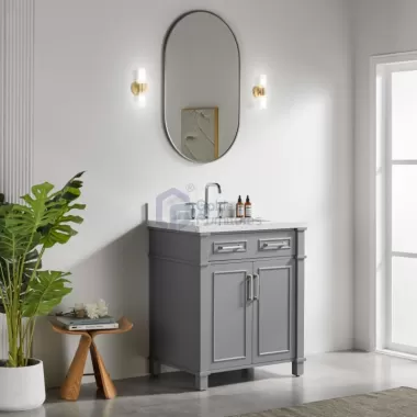 Solidwood bathroom vanity ,Vietnam cabinet Iris7030GR