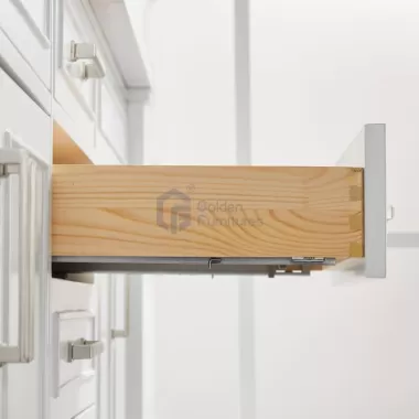 Iris7072C White Transitional Solid Wood Vanity