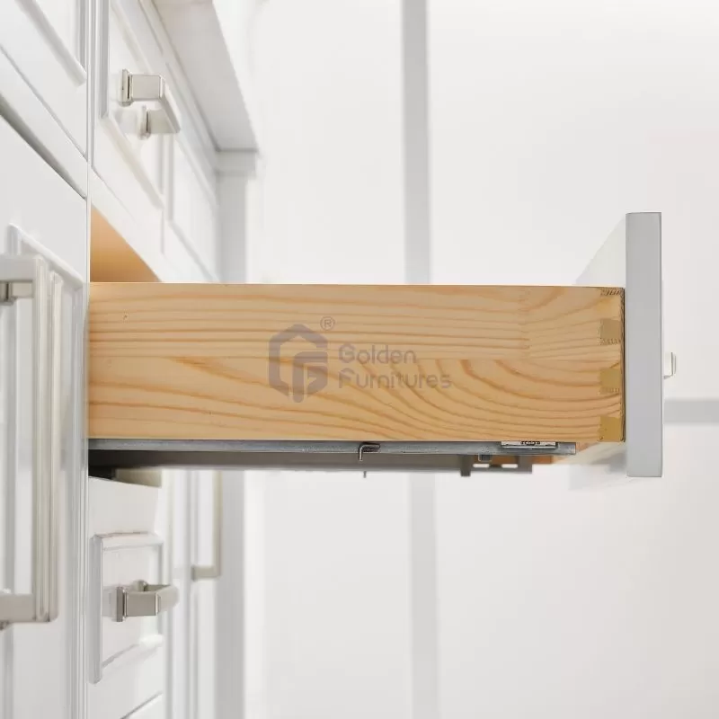 Iris7072C White Transitional Solid Wood Vanity