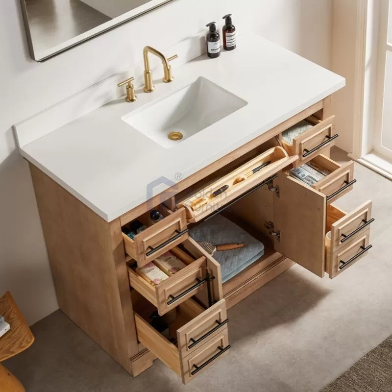 Iris21048LC Special Design Solid Wood Vanity