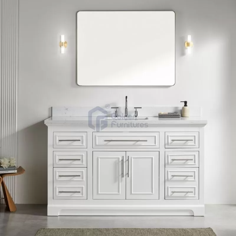 Iris21060S-W Special Design Solid Wood Vanity