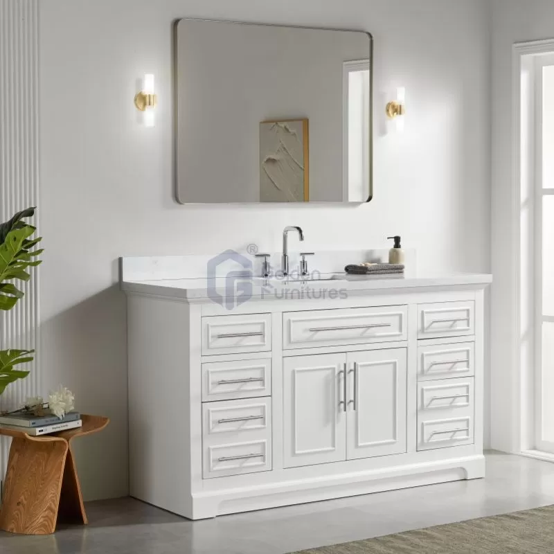Iris21060S-W Special Design Solid Wood Vanity