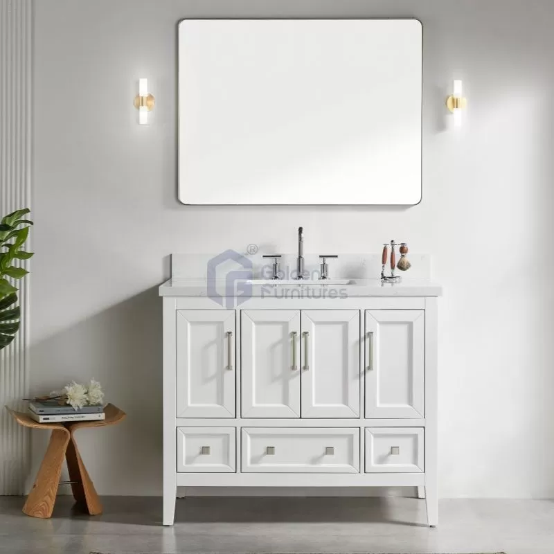 Sunflower20042W Classical Antique Farmhouse Rustic Washroom Vanity