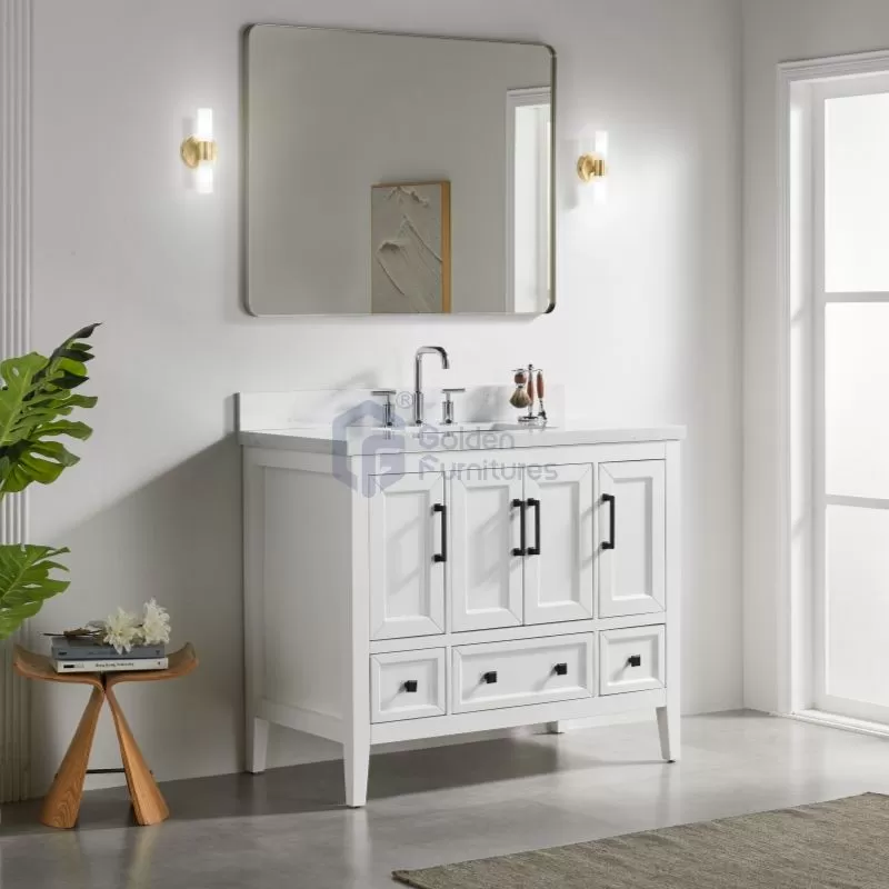 Sunflower20042W Classical Antique Farmhouse Rustic Washroom Vanity