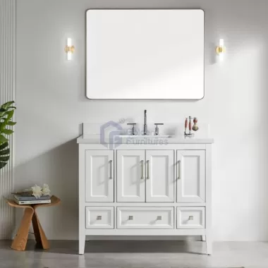 Sunflower20042W Classical Antique Farmhouse Rustic Washroom Vanity