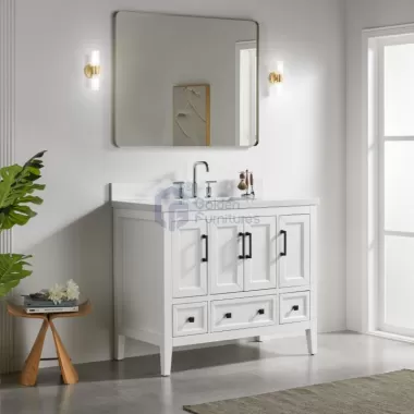 Sunflower20042W Classical Antique Farmhouse Rustic Washroom Vanity