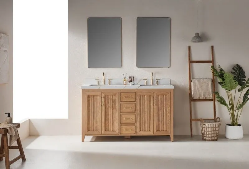 Sunflower28060D-LC Classical Antique Farmhouse Rustic Washroom Vanity