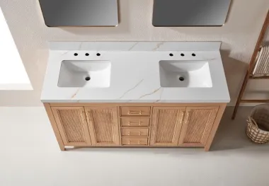 Sunflower28060D-LC Classical Antique Farmhouse Rustic Washroom Vanity