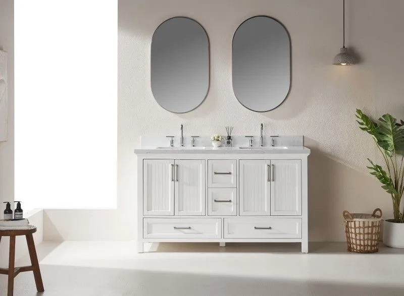Rose7060-WH Freestanding Vanity