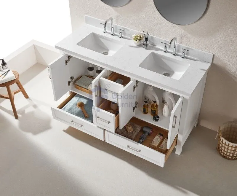 Rose7060-WH Freestanding Vanity