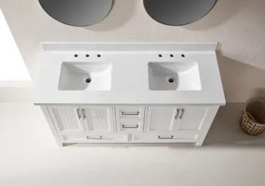 Rose7060-WH Freestanding Vanity