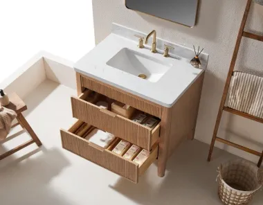 Tulip13036-WO New Designs Bathroom Cabinet
