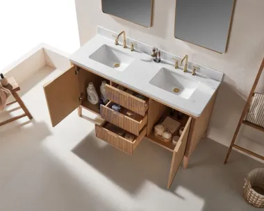 Tulip13060-WO New Designs Bathroom Cabinet