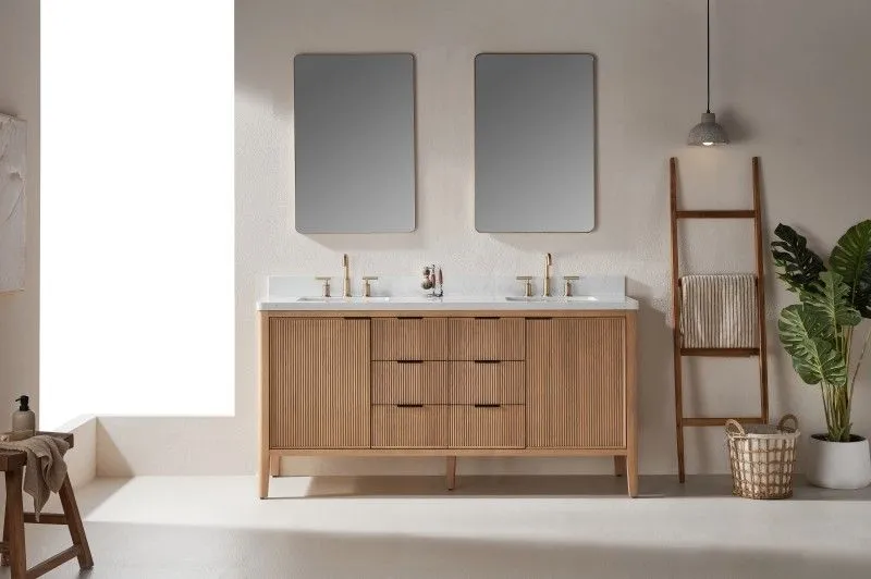 Tulip13072-WO New Designs Bathroom Cabinet