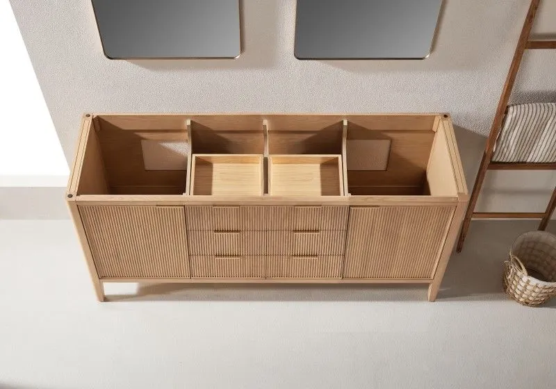 Tulip13072-WO New Designs Bathroom Cabinet